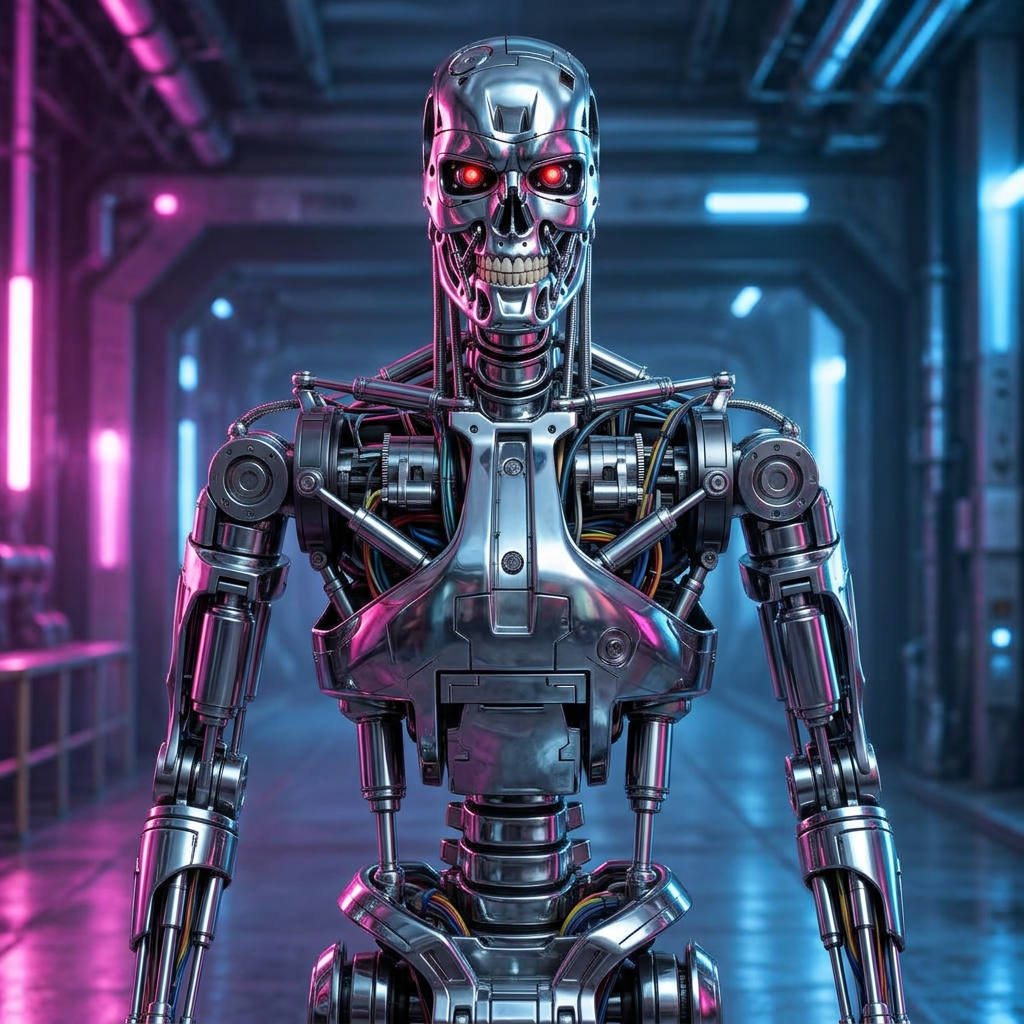 Endosquelette mécanique du Terminator